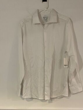 Bar III Men's White Stretch Dress Shirt